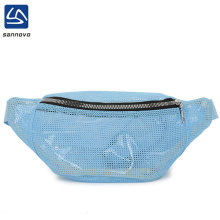 Ready to ship waterproof mesh transparent ultra-thin chest bag fanny packs